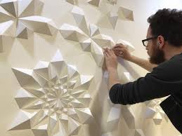This geometric art tutorial features a flower drawing idea in hexagon shape. Engineer Turns Simple Sheets Of Paper Into Geometric Art