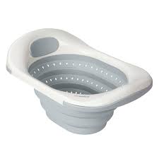 A bathroom or kitchen counter, changing table, or firm bed will work. Clevabath The Baby Sink Bath Safe Secure Clevamama