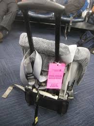 Build A Cheap Car Seat Roller For Use At The Airport Car Seat Travel Cart Car Seats White Leather Dining Chairs