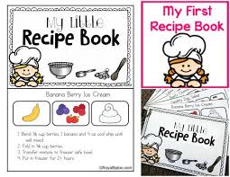 My First Recipe Book Printable Royal Baloo Kids Cookbook Recipe Book Kids Cooking Activities