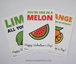 Check it out and enjoy lots of laughs. Fruit Puns Valentines Free Printable Valentines Pjs And Paint