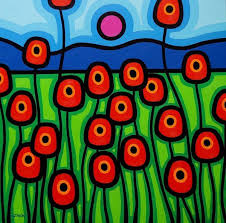Poppies In Motion Art Print By John Nolan In 2021 Whimsical Art Art Hundertwasser Art