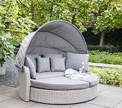 Hartman summerland loungeinsel geflecht garten und freizeit. Polyrattan Liegeinseln Sonneninseln Aus Rattan Online Kaufen