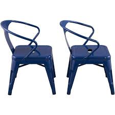Kids Navy Metal Activity Chair Set Of 2 Walmart Com In 2020 Activity Chair Metal Chairs Kids Chairs
