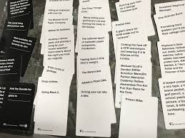 You can make your own cards against humanity game deck for around $15.00 cards stock and between two to three hour to cut out the cards. Friend Made Me The Office Custom Cards Against Humanity Deck Dundermifflin