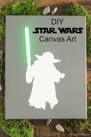 Diy | diy and crafts. Diy Star Wars Lighted Canvas Art
