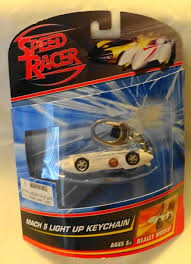 Warner Bros Speed Racer Mach 5 Light Up Keychain New In Pack
