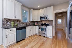classic vintage white kitchen cabinets