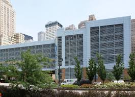 Elevator style parking garage, midtown manhattan nyc. Battery Parking Garage Manhattan Structurae
