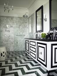 Bring the same bold style to your bathroom by creating a single statement wall with patterned tiles in a neutral hue. 71 Cool Black And White Bathroom Design Ideas Digsdigs