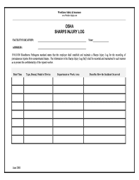 Designing a label is a simple matter of using word to write down the relevant data and organizing it accordingly. Sharps Injury Log Printable Fill Out And Sign Printable Pdf Template Signnow