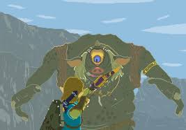 Botw link's tunic ~ pixel art! Just Made This Pixel Art Hinnox And Link In My Computer Graphics Class Took Me Forever To Do Hope You Like It Botw