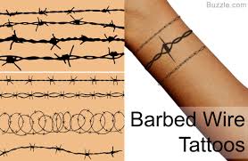 The barbed wire tattoo is one that all tattoo enthusiasts have seen, or at least have seen on television. Bracelet Tattoo Designs Barbed Wire Tattoos Tattoos Barbed Wire Tattoos Tattoo Designs