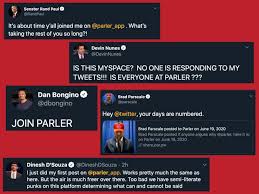 Twitter ceo jack dorsey has told president donald trump that twitter is not deleting his followers because of politics, the washington post reports. Trump Campaign Republicans Boost Parler In Lieu Of Twitter Censorship Business Insider