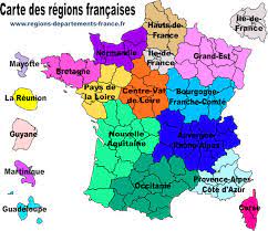 L'autre point grisé, correspond aux villes au statut de chef lieu de département uniquement. Regions Et Departements Francais 2021