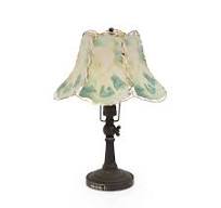 Black Vintage Metal Chinese Table Lamp