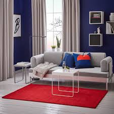 Mit gleitschutz ergänzen ‒ dann ist der teppich und alles, was darauf steht und geht, auf der sicheren seite. Langsted Teppich Kurzflor Rot 133x195 Cm Ikea Osterreich