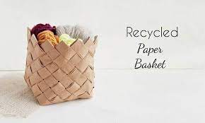 If you have never done basket weaving before, try starting out with this simple basket weaving project. Recycled Paper Basket Weaving Easy Step By Step Tutorial