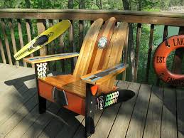 Adirondack Water Ski Chair My Dad Made This For Me Water Ski Decor Ski Decor Outdoor Decor