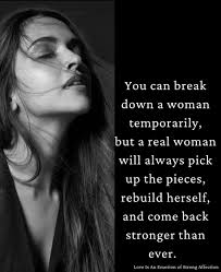 THE WOMAN WHO GETS HER STRENGTH FROM GOD CAN NEVER BE BROKEN. If that's  you, Amen!