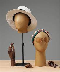 Adjustable Kraft Paper Effected Mannequin Holder Stand Mannequin Head Stand Metal Hat Stand Hat Display Stand Craft Display Mz0111 In 2021 Mannequin Head Stand Adjustable Mannequin Wood Jewelry Display