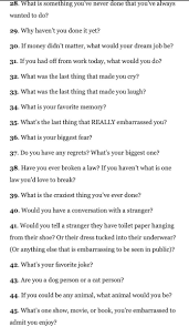 Embedded Questions To Get To Know Someone This Or That Questions Getting To Know Someone