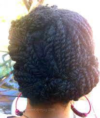 Protective hairstyles for natural hair kids can be fun this spring! Easy 2 Strand Twists Updo By Veepeejay Naptural Roots Magazine