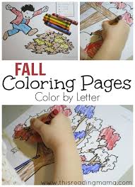 Coloring pages are learning activity for kids, this website have coloring pictures for print and color. Fall Coloring Pages Color By Letter