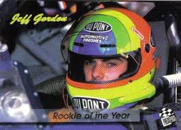 All nascar garages have painted lines designating fire lanes through the garage for race car maneuvering. Collection Gallery Spazmatastic Jeff Gordon Trading Card Database