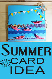 Make the logo visible, but do not. Origami Paper Boat In Card Summer Holidays Card Diy Kartka Wakacyjna Hi In Diy Video I Present A Way To Make A Hol Holiday Card Diy Boat Card Paper Boat