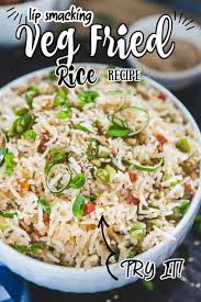 Asian Veg Fried Rice Recipe Vegetarian Chinese Recipes Cooked Rice Recipes Veg Fried Rice Recipe