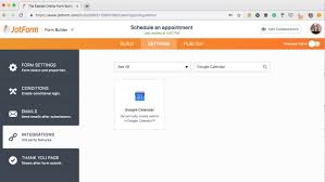 How To Make The Most Of Google Integrations In Your Forms The Jotform Blog Google Calendar Drive App Form Builder