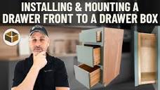 Installing & Mounting a Drawer Front to a Drawer Box | RTA Cabinet ...