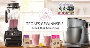 Gewinnspiel Zum 4 Blog Geburtstag Backen Macht Glucklich Backen Macht Glucklich Gewinnspiel Blog