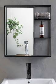 Bathroom design ideas with black cabinets and beige walls. Mirrored Bathroom Cabinets Bathroom Accessories Next Uk