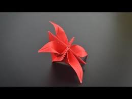 Origami Watsonia Flower Instructions In English Br Youtube In 2020 Origami Flowers Easy Origami Flower Paper Flower Arrangements