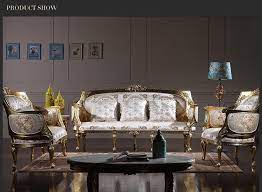 Canape haut de gamme francais. Acheter Ensemble Canape Classique Francais Ensemble De Salon Classique De Style Baroque Mobilier Europeen Haut De Gamme En Dorure A La Feuille De 2 207 51 Du Fpfurniturecn Fr Dhgate Com
