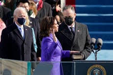 Lady gaga wore one of the most dramatic looks of president joe biden's inauguration, stepping out to sing the u.s. The Outfits Lady Gaga And Jennifer Lopez Wore To Inauguration From The Hunger Games To Diamonds The Independent