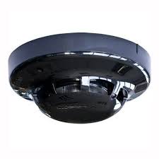 A green led light indicates that smoke alarm is in operation, while red leds blink to indicate standby, smoke or fire, and hush mode. Alg En Black Photoelectric Smoke Detector
