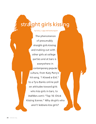 Girls making out with boys. Pdf Straight Girls Kissing