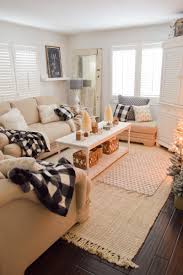 Big decorating ideas for small space. Cozy Cottage Winter Living Room Decorating Ideas Fox Hollow Cottage