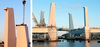 Bron är under konstruktion och planeras stå färdig 2021. Infrastruktur Bygg Teknik