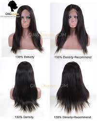 Sleek Black Straight Brazilian Virgin Hair 150 Density Bob Cut Lace Wigs Bmw08