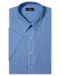 Club Room End On End Blue Stripe Dress Shirt