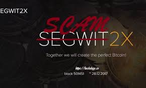 Segwit2x (b2x) is a cryptocurrency. Segwit2x Comes Back As Scam2x