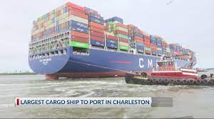 Largest Cargo Ship To Enter The East Coast Arrives In Charleston | Wcbd  News 2