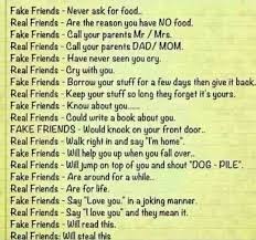 Real Friends Versus Fake Friends List Share With Your Best Friends Noruleshere Com Friends Quotes Birthday Quotes For Best Friend Best Friend Quotes