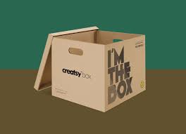 Download Free Corrugated Carton Moving Box Packaging Mock Up Psd Good Mockups