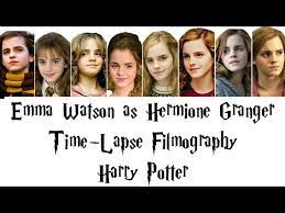 Самые новые твиты от emma watson (@emmawatson): Hermione Granger Emma Watson Time Lapse Filmography In The Harry Potter Film Series Youtube