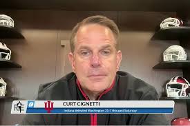 Watch: IU football coach Curt Cignetti makes appearance